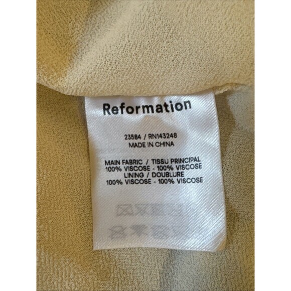 Reformation Embry Size 2 Midi Floral Dress Spaghetti Straps - Picture 8 of 16